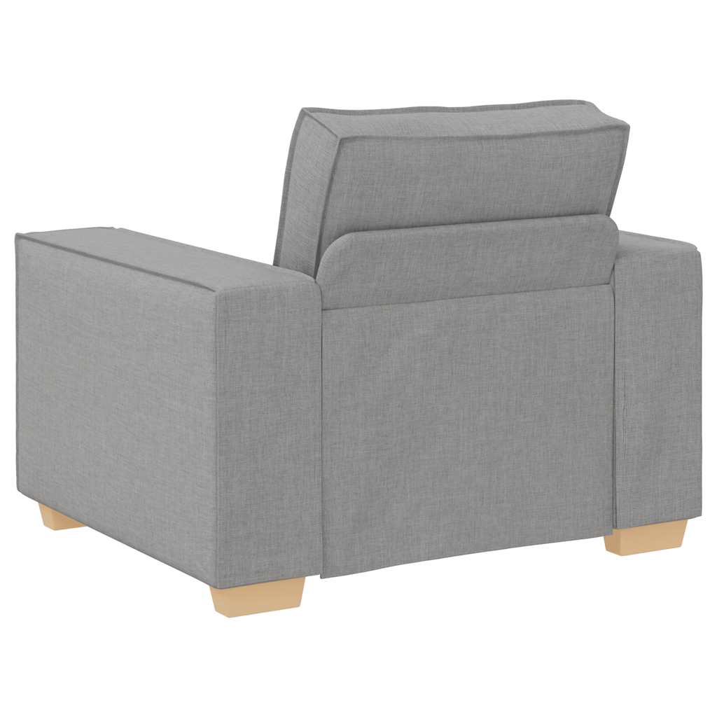 Rozkládací Křeslo, Nebesky Šedé, 60 Cm, Látka