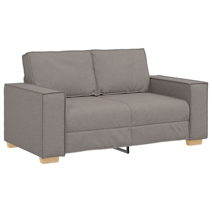 Dvoumístná Pohovka Taupe 120 Cm Látka