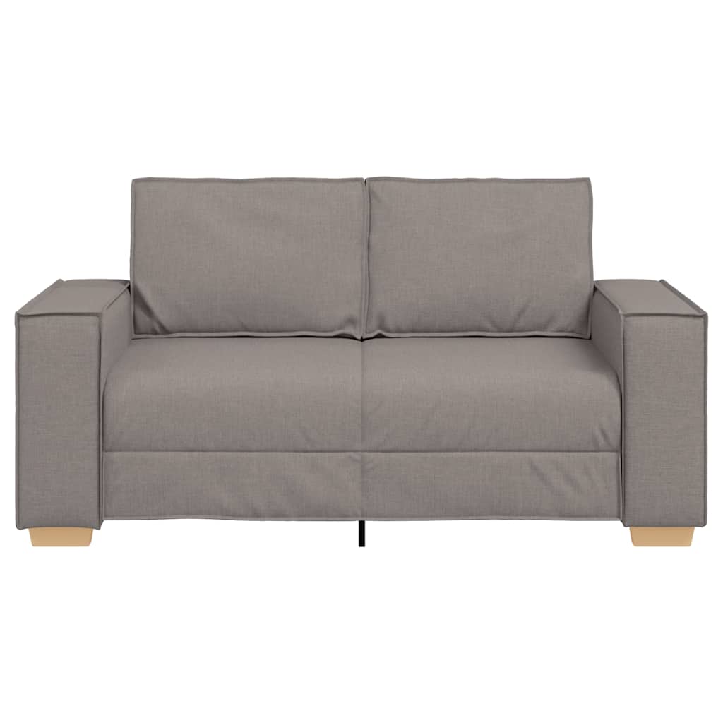 Dvoumístná Pohovka Taupe 120 Cm Látka