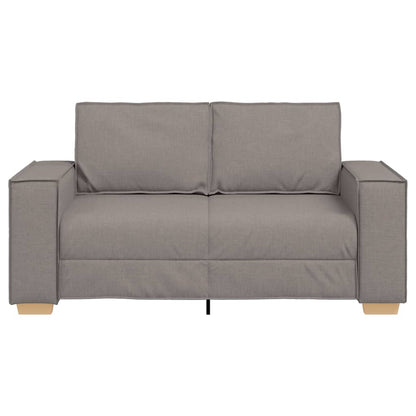 Dvoumístná Pohovka Taupe 120 Cm Látka
