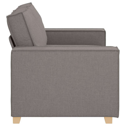 Dvoumístná Pohovka Taupe 120 Cm Látka