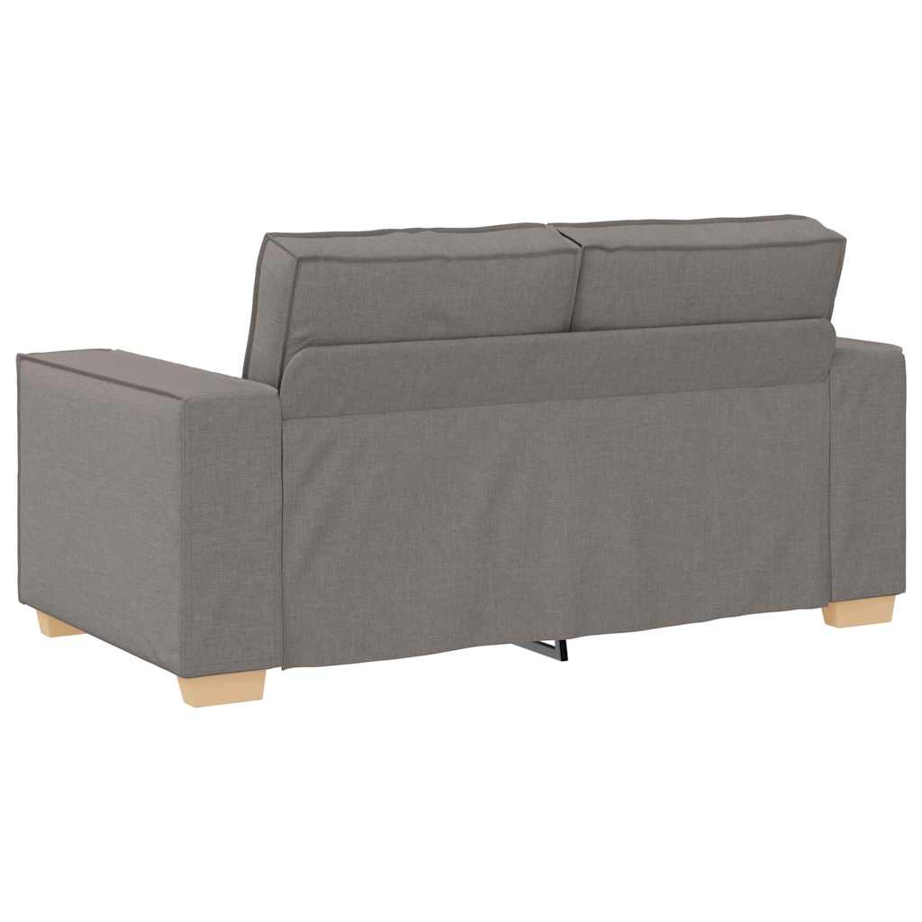 Dvoumístná Pohovka Taupe 120 Cm Látka