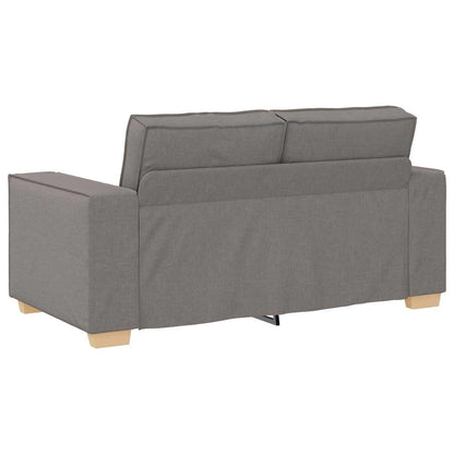 Dvoumístná Pohovka Taupe 120 Cm Látka