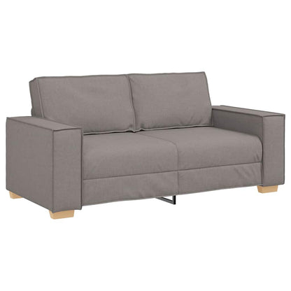 Dvoumístná Pohovka Taupe 140 Cm Látka