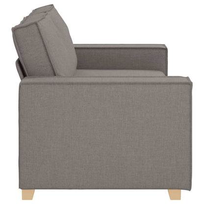 Dvoumístná Pohovka Taupe 140 Cm Látka