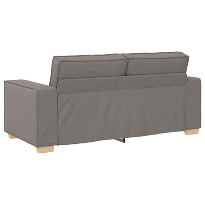 Dvoumístná Pohovka Taupe 140 Cm Látka