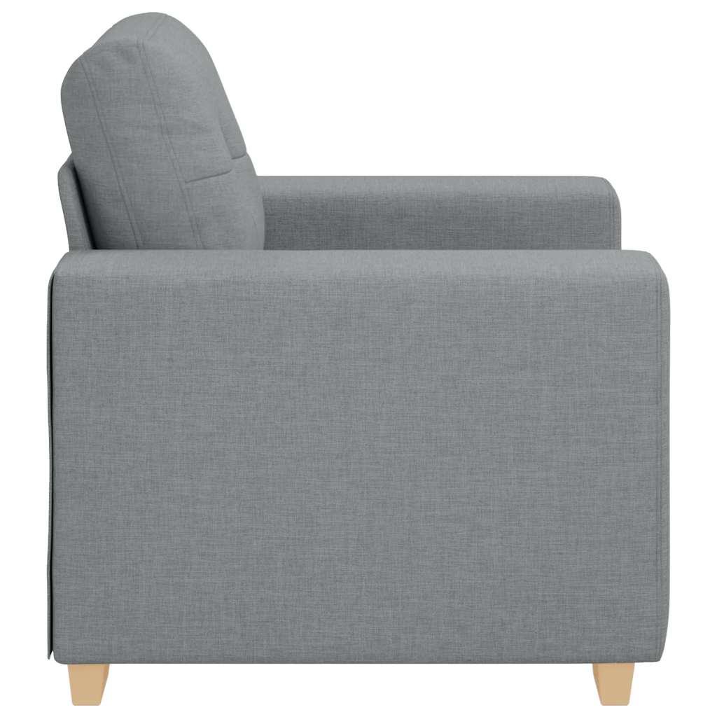 Rozkládací Křeslo Světle Šedé 59 Cm Látka