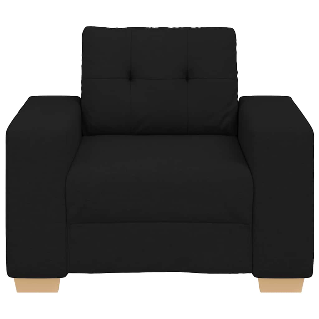 Křeslo Černé 59 Cm Textil
