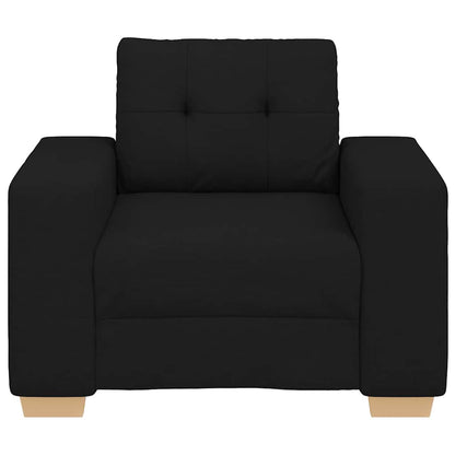 Křeslo Černé 59 Cm Textil