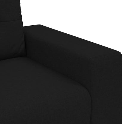 Křeslo Černé 59 Cm Textil