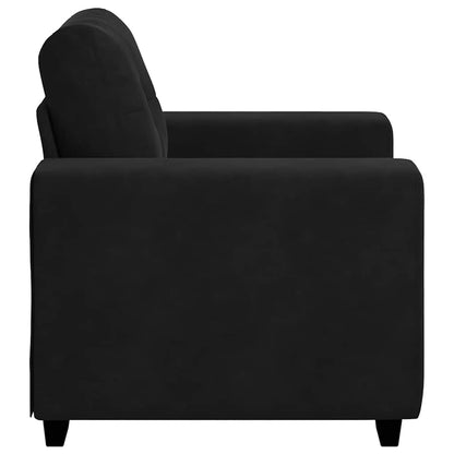 Křeslo Černé 59 Cm Samet