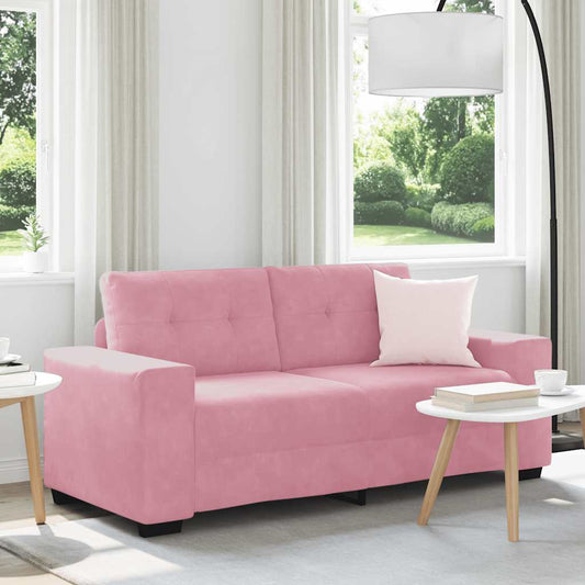 Dvousedák Růžový 180 X 77 X 82 Cm Samet