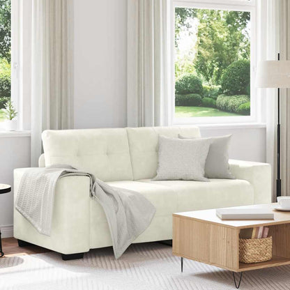 Dvousedák Krémový 180 X 77 X 82 Cm Samet
