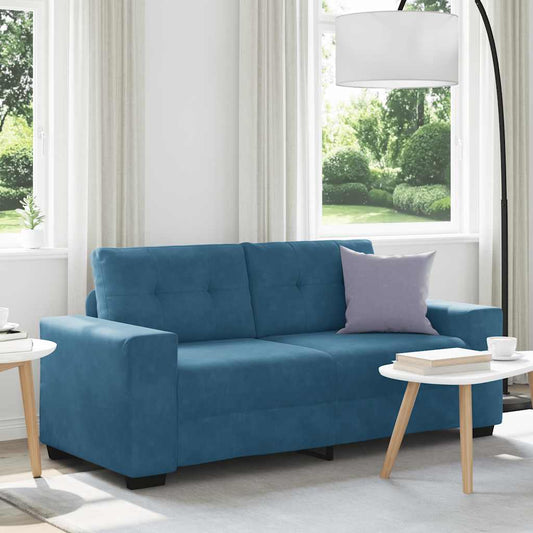Dvousedák Modrá 180 X 77 X 82 Cm Samet