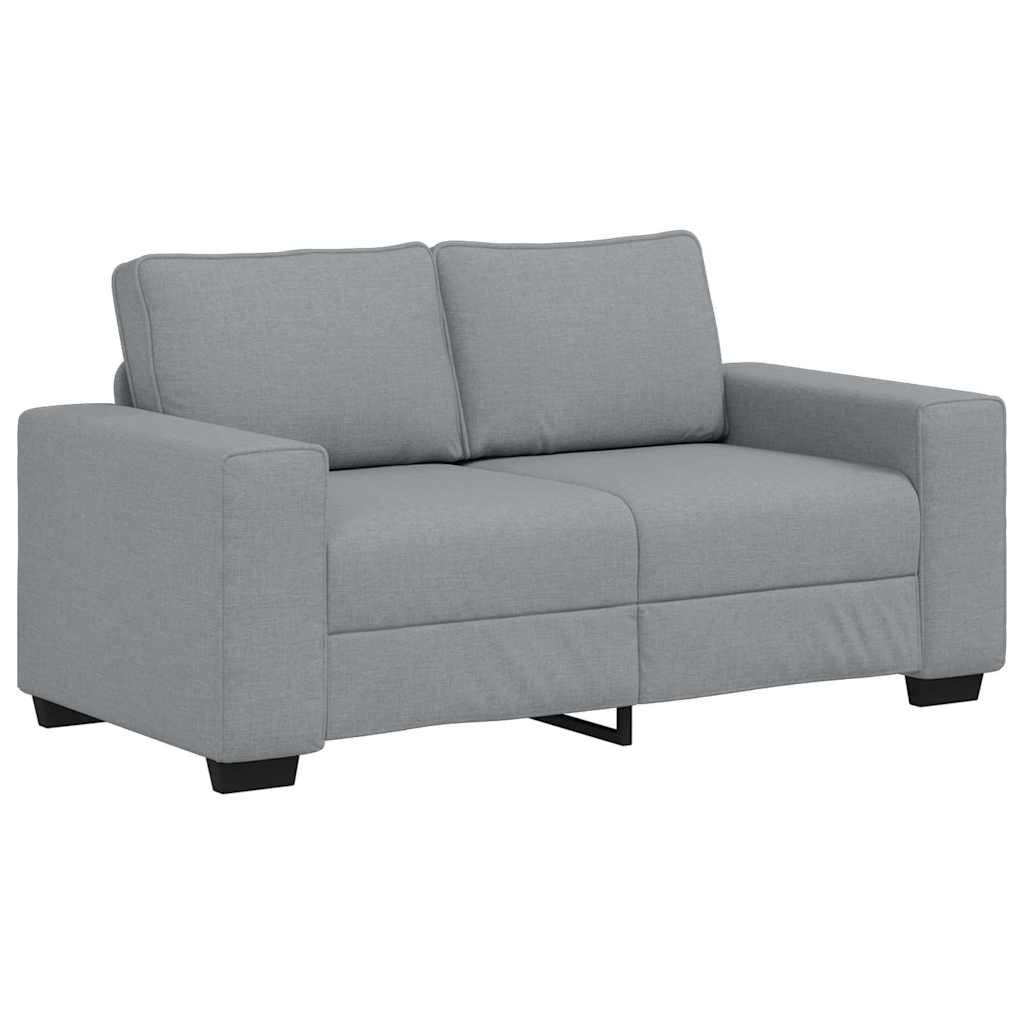 Pohovka Pro 2 Osoby Světle Šedá 160X77X82 Cm Látka