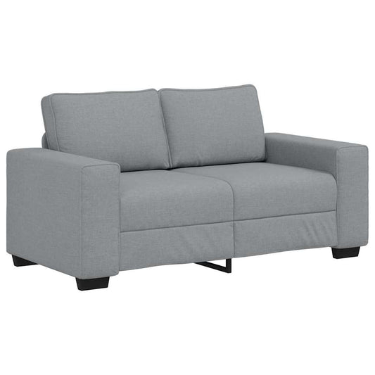 Pohovka Pro 2 Osoby Světle Šedá 160X77X82 Cm Látka