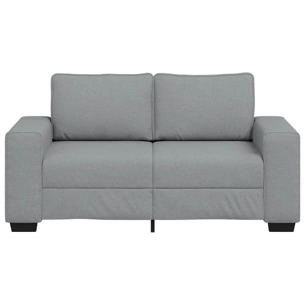 Pohovka Pro 2 Osoby Světle Šedá 160X77X82 Cm Látka