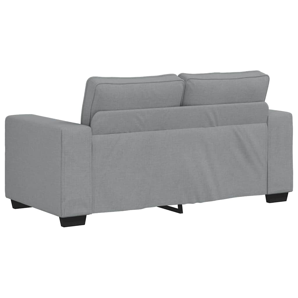 Pohovka Pro 2 Osoby Světle Šedá 160X77X82 Cm Látka