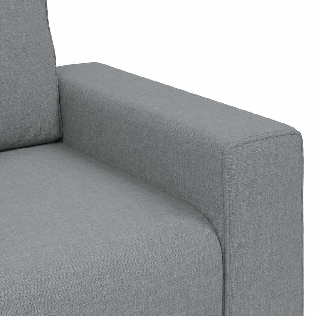 Pohovka Pro 2 Osoby Světle Šedá 160X77X82 Cm Látka