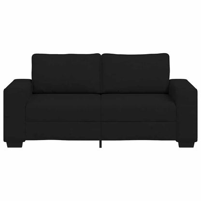Pohovka Pro 2 Osoby Černá 180X77X82 Cm Látka
