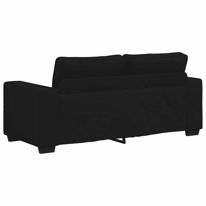 Pohovka Pro 2 Osoby Černá 180X77X82 Cm Látka