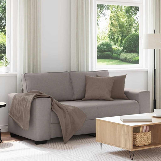 Dvoumístná Pohovka Taupe 180 X 77 X 82 Cm Látka