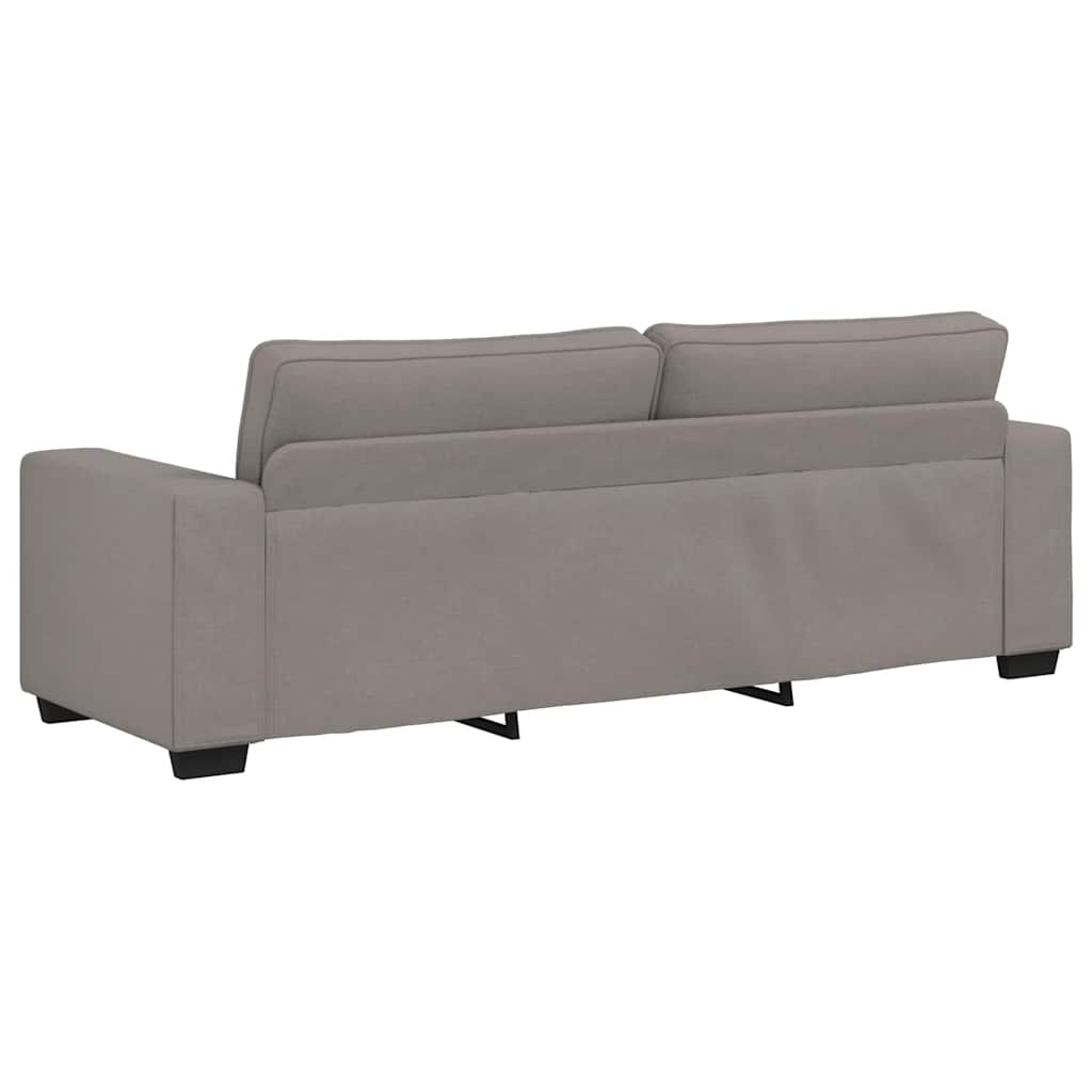 3Místná Pohovka Taupe 220 X 77 X 82 Cm Látka