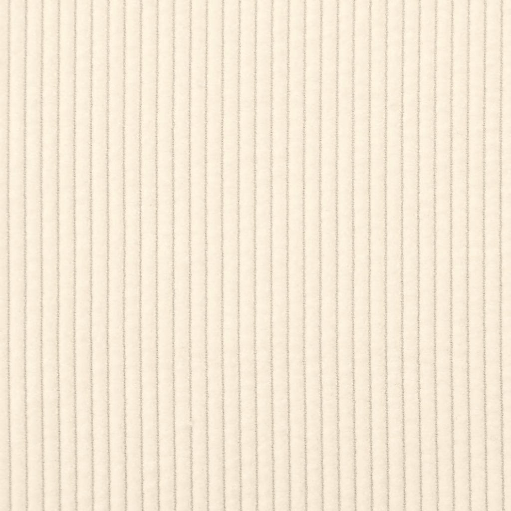 Dvousedák Krémový 180 X 77 X 82 Cm Manšestrová Látka