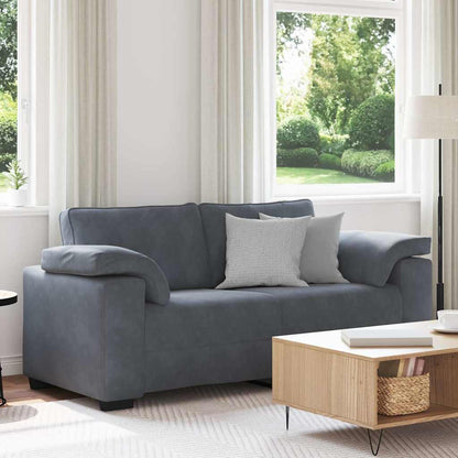 Loveseat Sofa Černý Samet