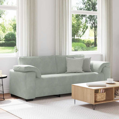 Loveseat Sofa Černý Samet