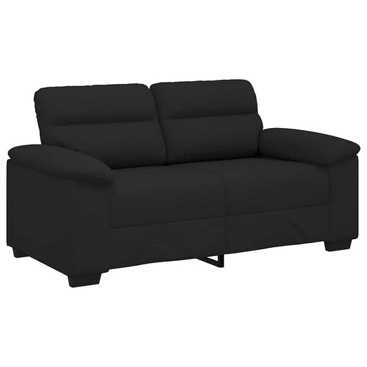 Pohovka Pro 2 Osoby Černá 160X81X84 Cm Látka