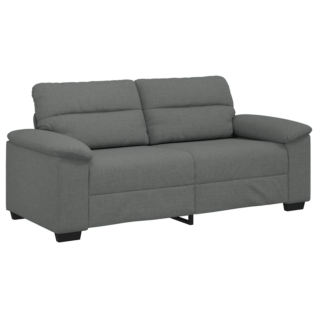 Pohovka Pro 2 Osoby Tmavě Šedá 180X81X84 Cm Látka
