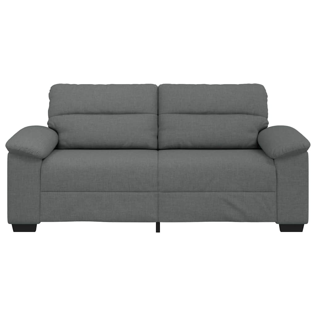 Pohovka Pro 2 Osoby Tmavě Šedá 180X81X84 Cm Látka