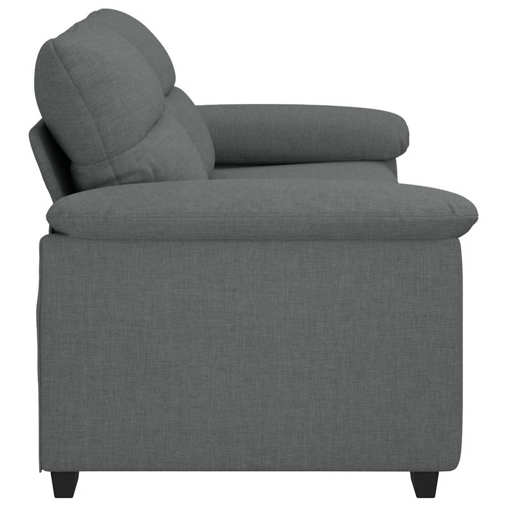 Pohovka Pro 2 Osoby Tmavě Šedá 180X81X84 Cm Látka