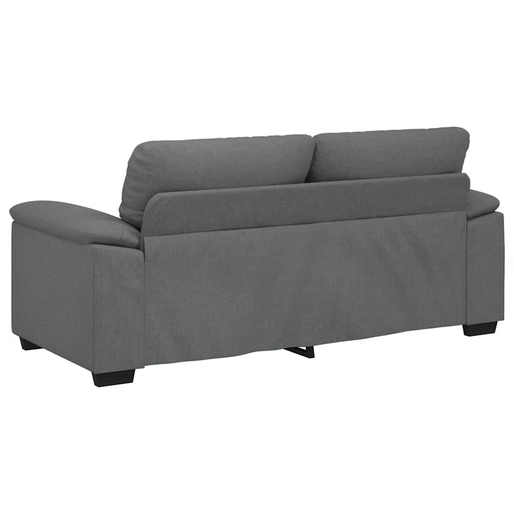 Pohovka Pro 2 Osoby Tmavě Šedá 180X81X84 Cm Látka