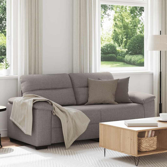 Dvoumístná Pohovka Taupe 180X81X84 Cm Látka