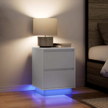 Noční Skříňka S Led Světly 38X34X