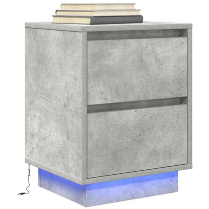 Noční Skříňka S Led Světly 38X34X