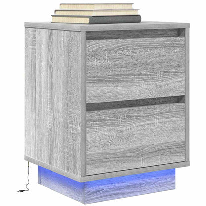 Noční Skříňka S Led Světly 38X34X