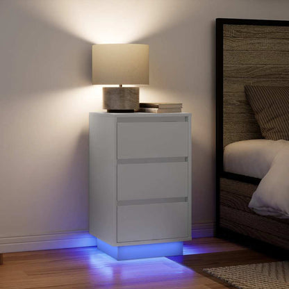 Noční Skříňka S Led Světly 38X34X