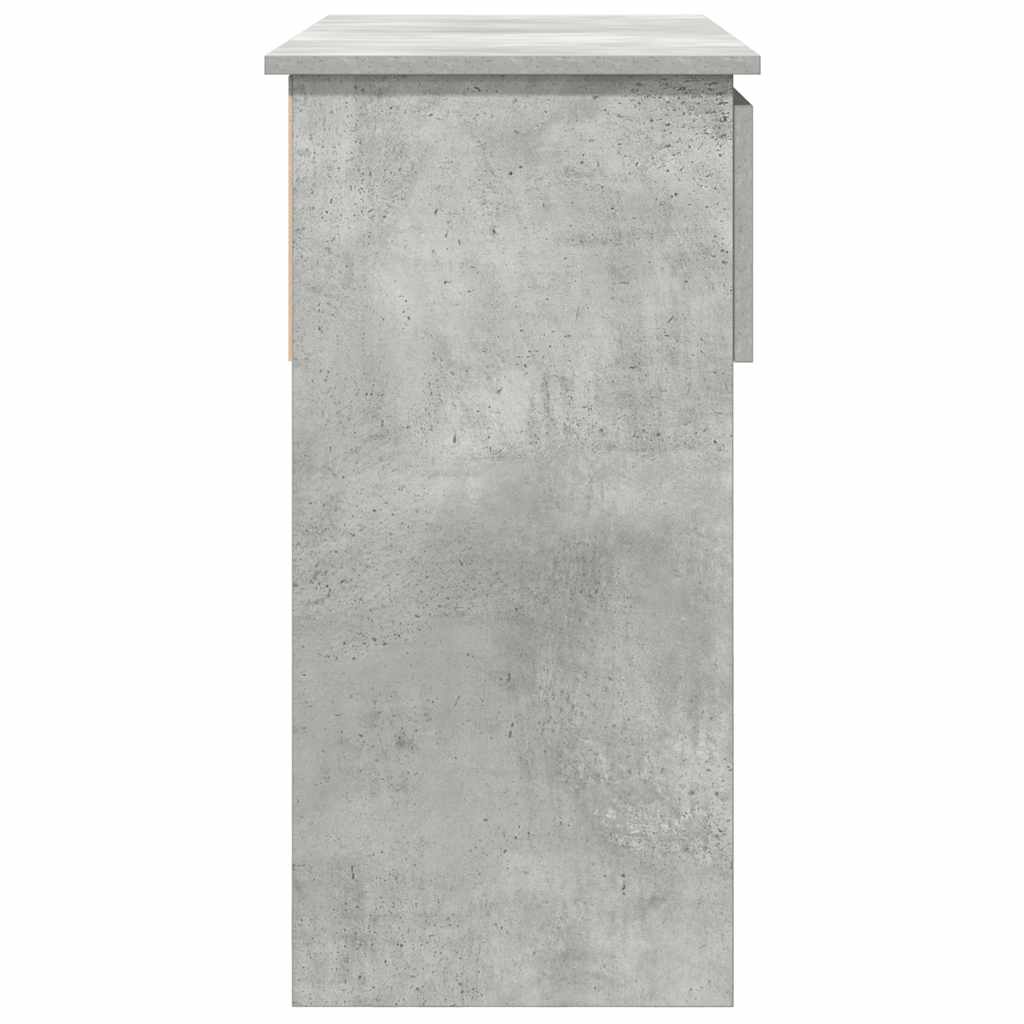 Konzolový Stolek Se Zásuvkami Betonově Šedá 85,5X38,5X74,5 Cm