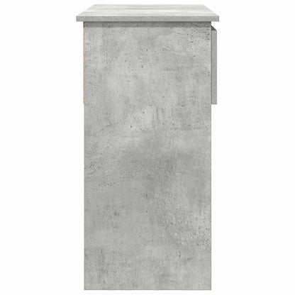 Konzolový Stolek Se Zásuvkami Betonově Šedá 85,5X38,5X74,5 Cm