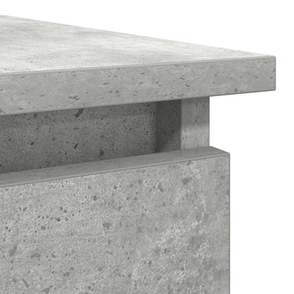 Konzolový Stolek Se Zásuvkami Betonově Šedá 85,5X38,5X74,5 Cm