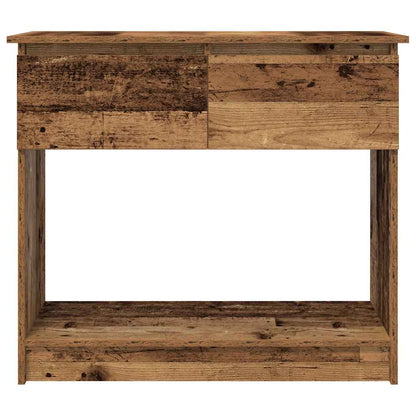 Konzolový Stolek Se Zásuvkami Staré Dřevo 85,5X38,5X74,5 Cm