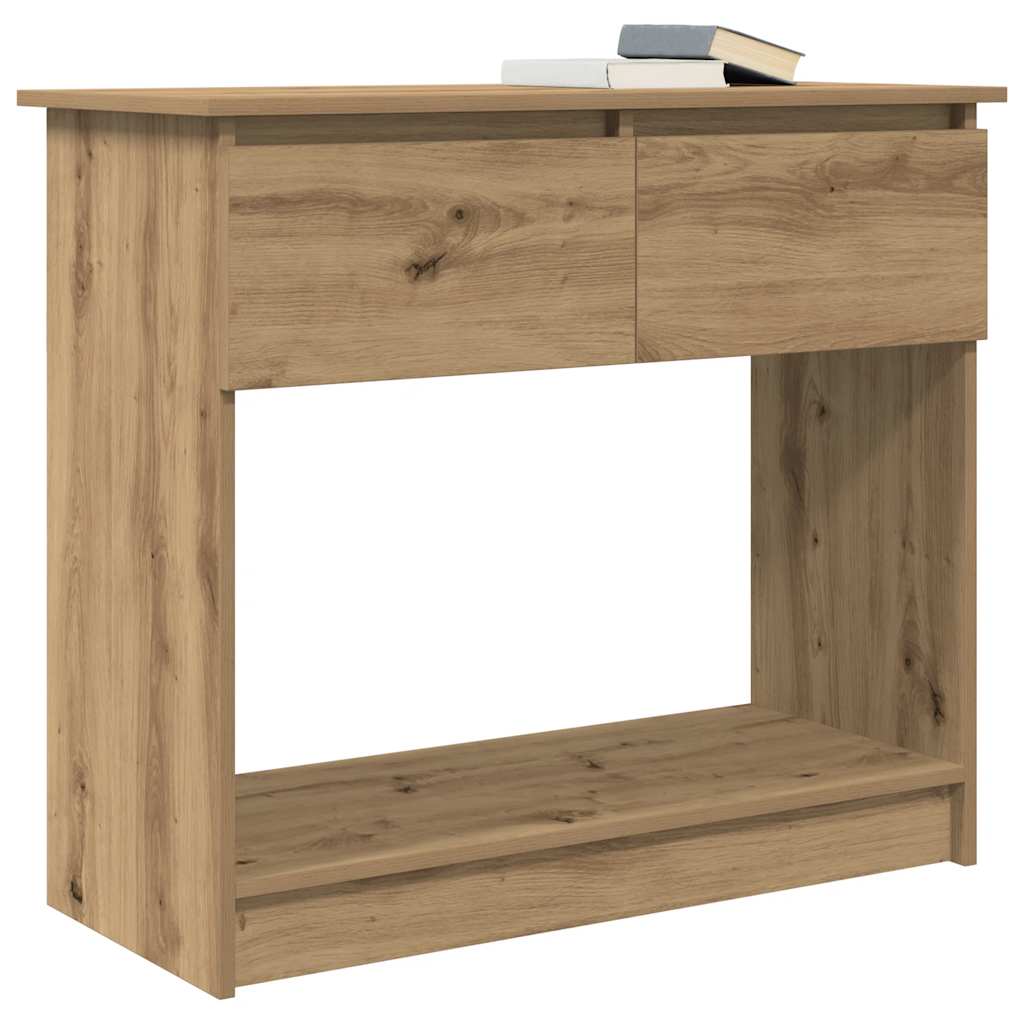Konzolový Stolek Se Zásuvkami Dub Artisan 85,5X38,5X74,5 Cm