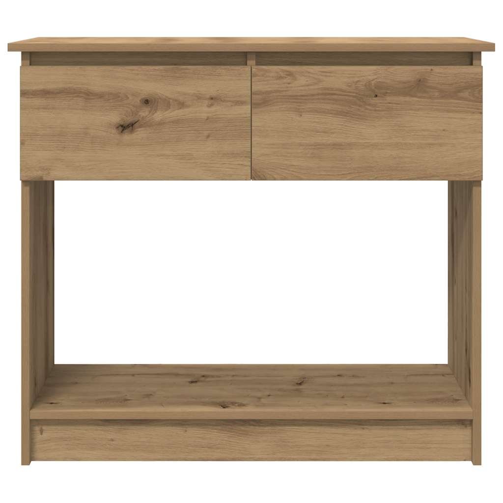 Konzolový Stolek Se Zásuvkami Dub Artisan 85,5X38,5X74,5 Cm