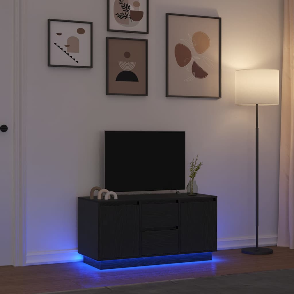 Televizní Skříňka S Led Světly 100X41X50 Cm