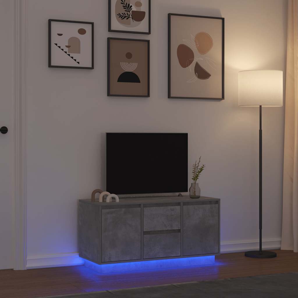 Televizní Skříňka S Led Světly 100X41X50 Cm