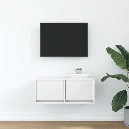 Tv Skříňka Bílá 60X31X25,5 Cm Kompozitní Dřevo