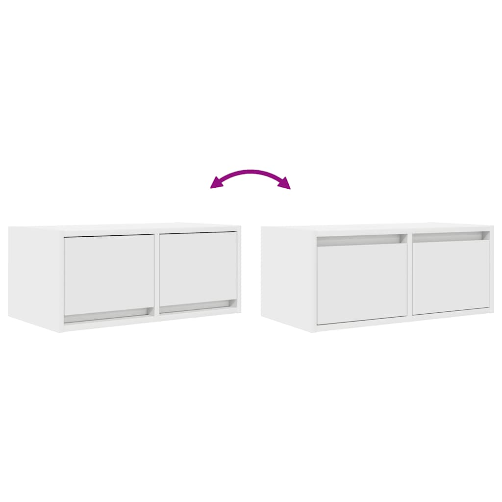 Tv Skříňka Bílá 60X31X25,5 Cm Kompozitní Dřevo